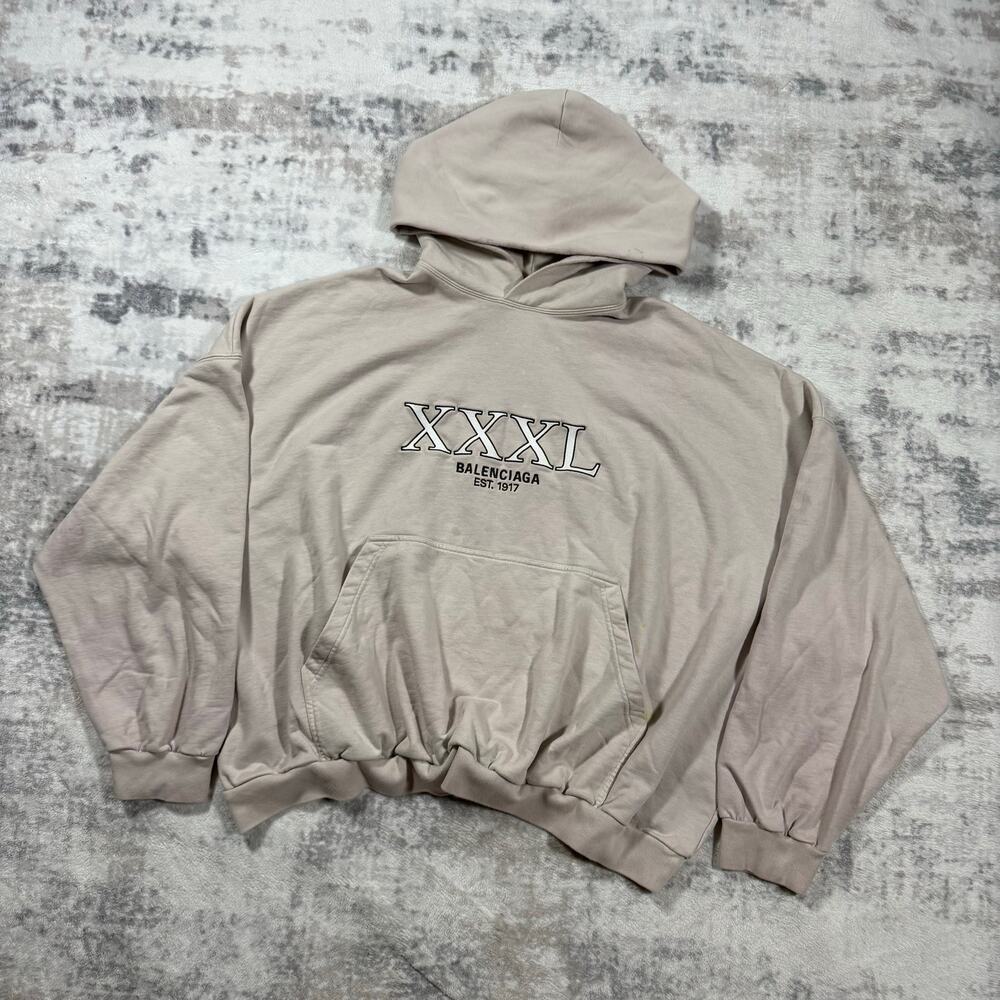 Authentic Balenciaga XXXL Hoodie Beige L